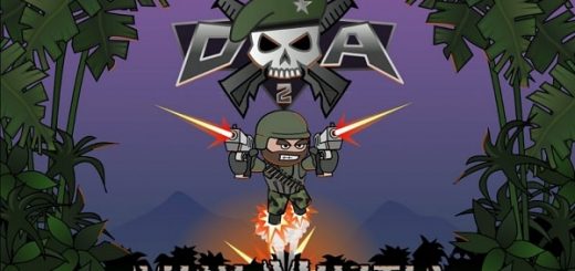 Doodle Army 2 Mini Militia hacked